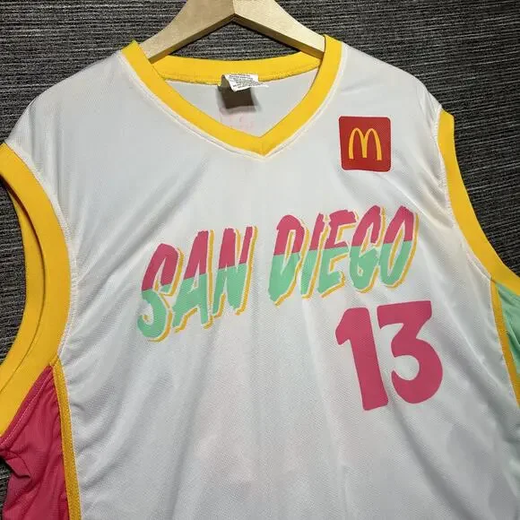 Padres City Connect Machado Basketball Jersey Mens XL White Giveaway 13 - Picture 2 of 14